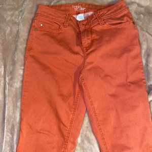 time and tru coral jeans